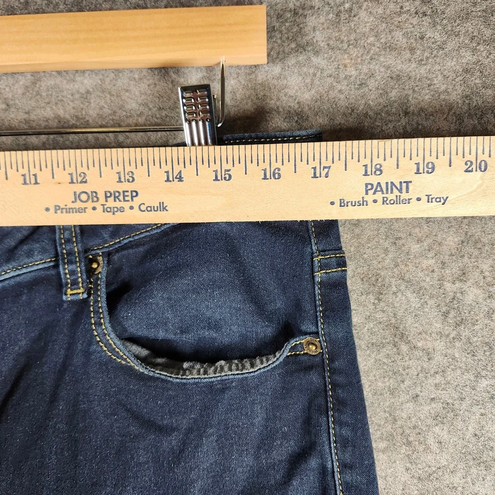 MICHAEL KORS Izzy‎ Skinny Jeans Dark Wash Women Size 14W Stretch Denim Preppy